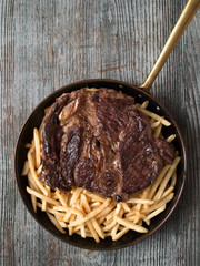 rustic steak frites