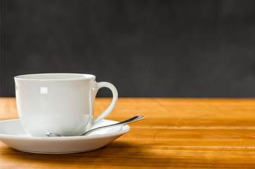 Kaffeetasse mit Textfreiraum