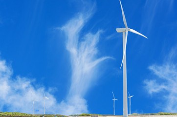 Windkraftanlagen am Meer