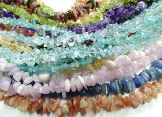 semigem crystals beads jewellery