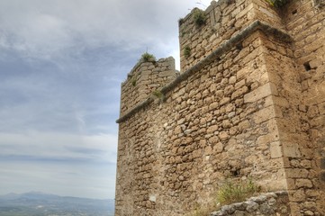 Acrocorinth in Greece
