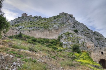 Acrocorinth in Greece