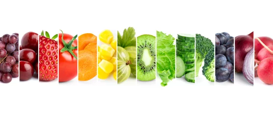 Tableaux sur verre Légumes Fruits et légumes