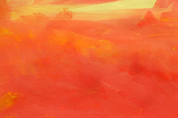 orange painted artistic canvas background