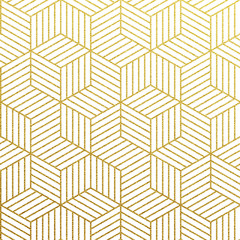 Vector geometrisch gouden patroon