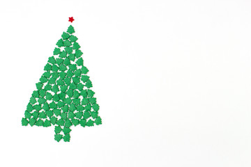 Fototapeta premium Sprinkle christmas tree