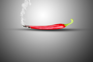 Smoking hot chili/Creative chili pepper photo manipulation