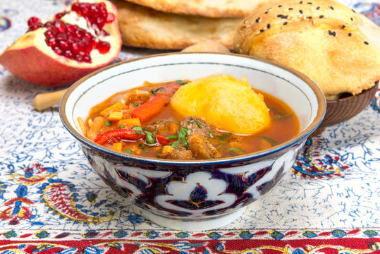 Chorba or Shurpa - a traditional Central Asian soup