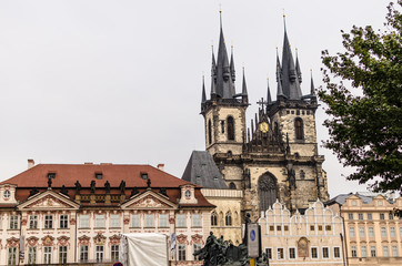 Fototapeta premium Prague, sunny day