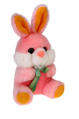 Sitting rabbit toy romantic gift.