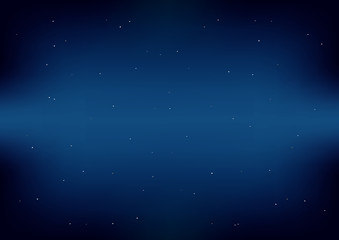 Dark Space Blue Navy Background Vector Illustration