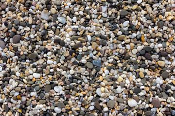 Sea stones texture