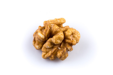 Dried walnut close up