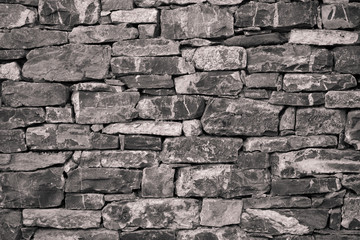 wall of stones as a texture