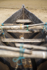 Old boat in Agonda, Goa, India