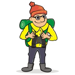 Obraz premium tourist