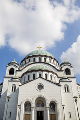 Fototapeta na wymiar Saint Sava church, Belgrade