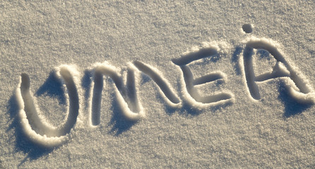 Umeå Written in Snow
