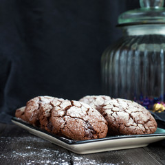 The chocolate cookies