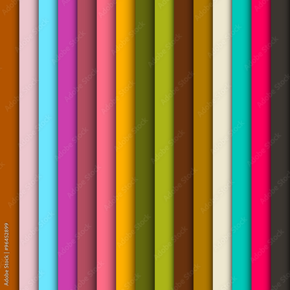Poster abstract retro vertical lines colorful background