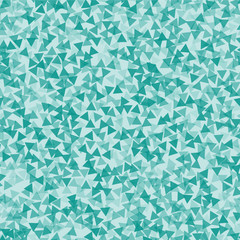 Turquoise triangle abstract backdrop