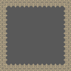 Floral Modern Vector Frame