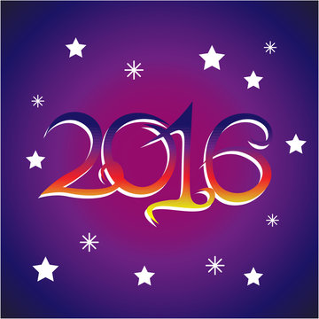 Purple new year