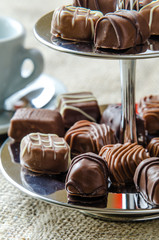 Verführung süße Pralinen