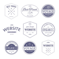 Hipster design icons