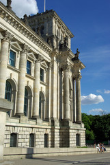 Berlin, aile du Palais du Reischtag, Allemagne