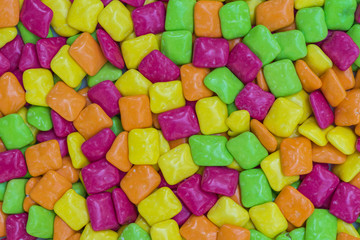 Colorful chocolate candy for backgrounds