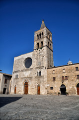 Fototapeta na wymiar Italian destination, Bevagna, in Umbria region