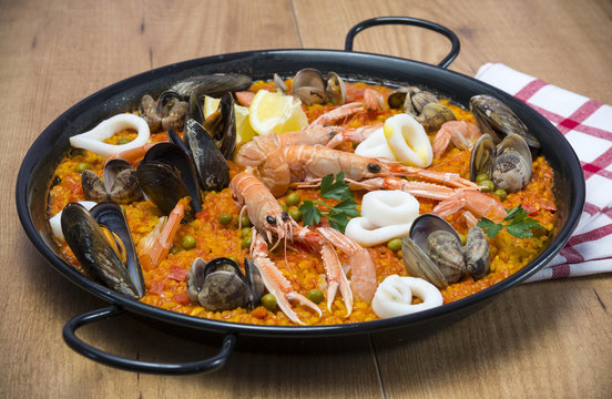 Gastronomía española,paella