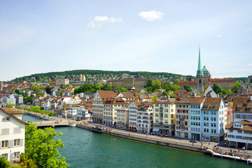 Fototapeta na wymiar Zurich cityscape, Switzerland