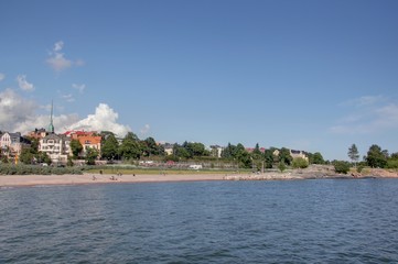 Naklejka premium Helsinki, capitale de la Finlande