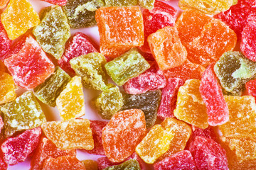 candied fruit  closeup