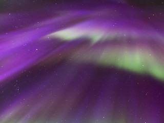 Aurora Borealis (Northern lights) in Alberta, Canada