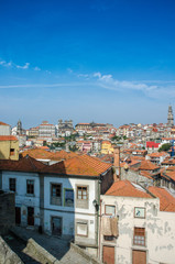 Fototapeta premium View of Porto city on summer day