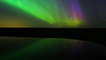 Aurora Borealis (Northern lights) in Alberta, Canada
