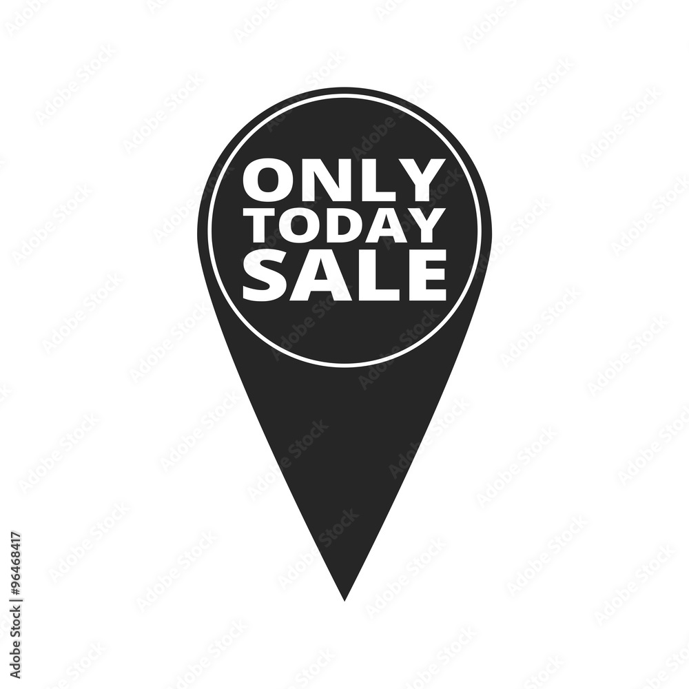 Poster only today sale - map pointer
