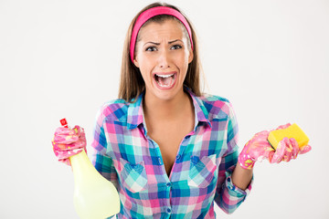 Spring Cleaning Woman