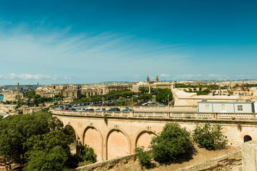 Naklejka premium road bridge in Malta