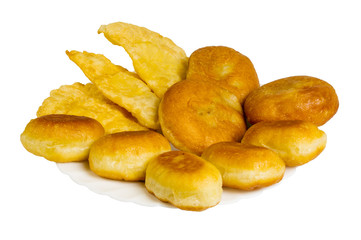 fried pies and pasties isolated