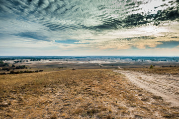 view of Kharkov desert in autumn