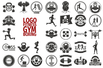 Fitnes GYM boxing logo