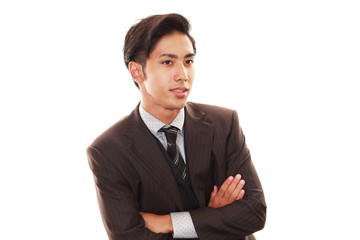 笑顔のビジネスマン