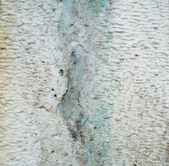 Limescale,white mineral deposit on the wall