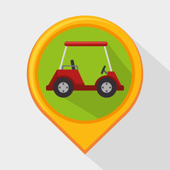 Golf club sport game graphic