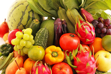 新鮮な野菜と果物