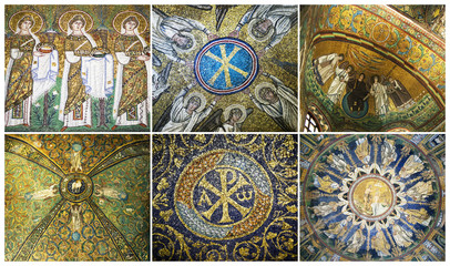 Fototapeta na wymiar Mosaics of Ravenna, Italy